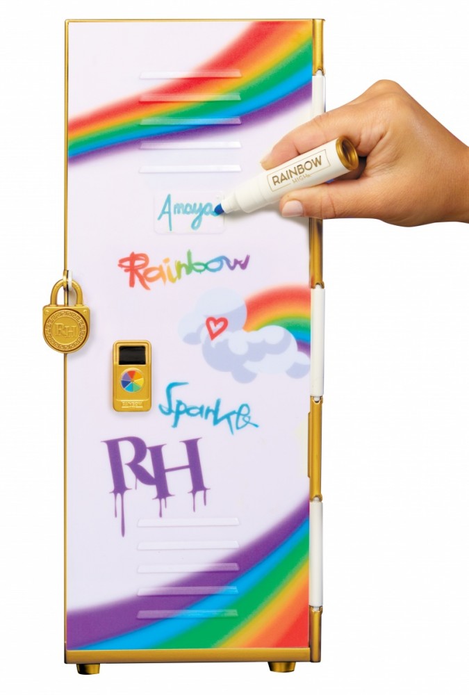 Lėlės spinta su priedais rainbow high