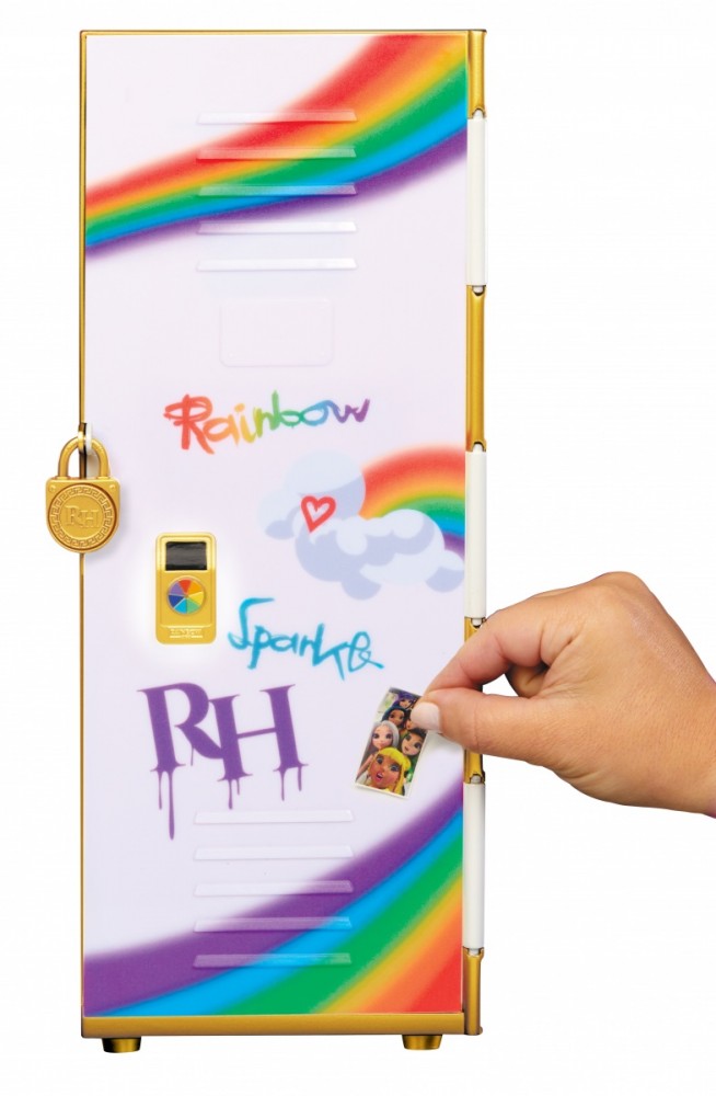 Lėlės spinta su priedais rainbow high