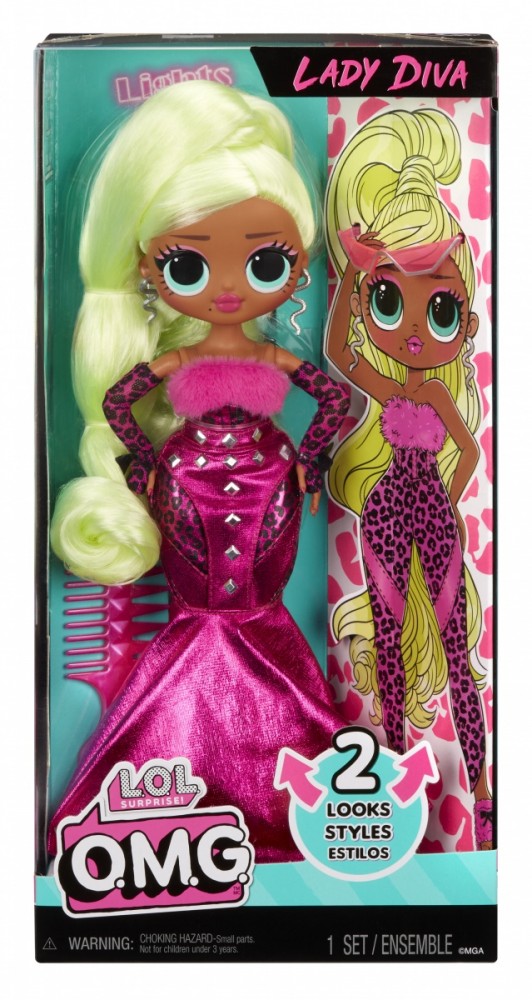 Lėlė lol surprise! omg lady diva