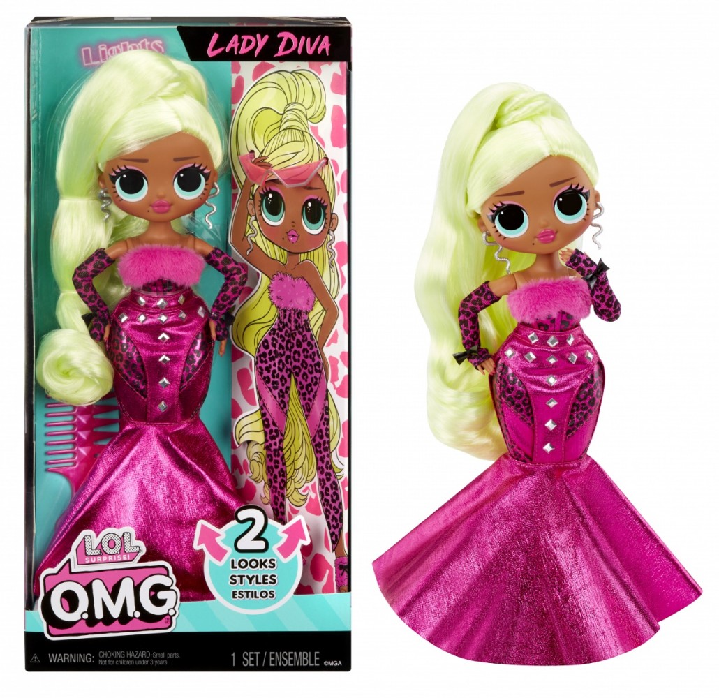 Lėlė lol surprise! omg lady diva