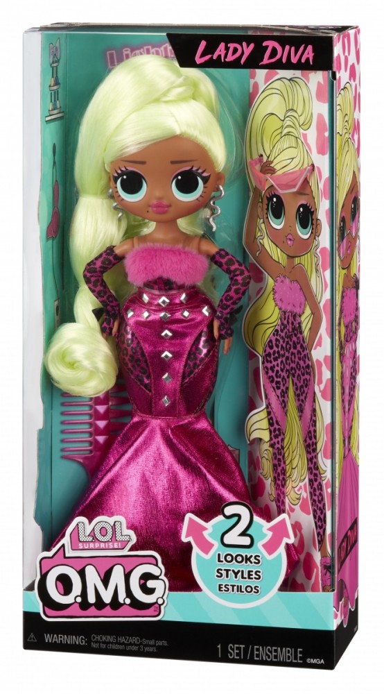 Lėlė lol surprise! omg lady diva