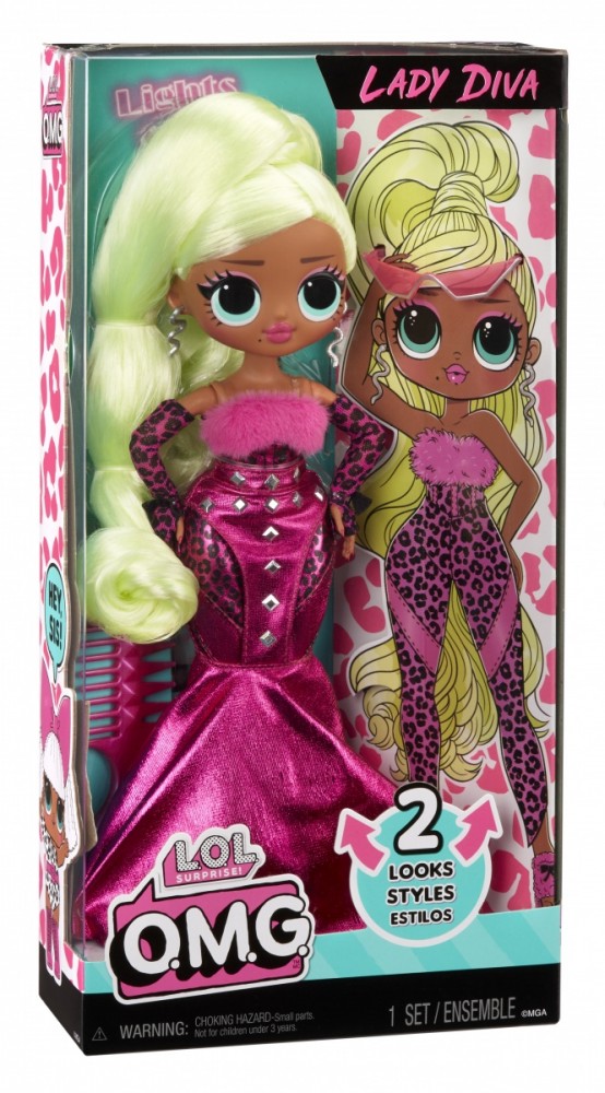 Lėlė lol surprise! omg lady diva