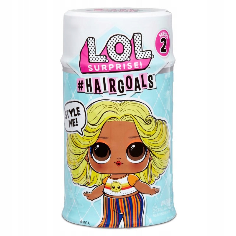 Lėlytė su plaukais l.o.l. surprise hairgoals