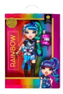 Lėlė rainbow high junior high special edition doll holly de'vious blue