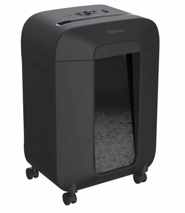 Popieriaus smulkintuvas popieriaus smulkintuvas (itin smulkus) fellowes lx85 19 l 4 x 40 mm 12 paklodės juoda