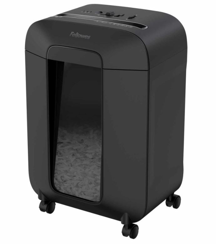 Popieriaus smulkintuvas popieriaus smulkintuvas (itin smulkus) fellowes lx85 19 l 4 x 40 mm 12 paklodės juoda