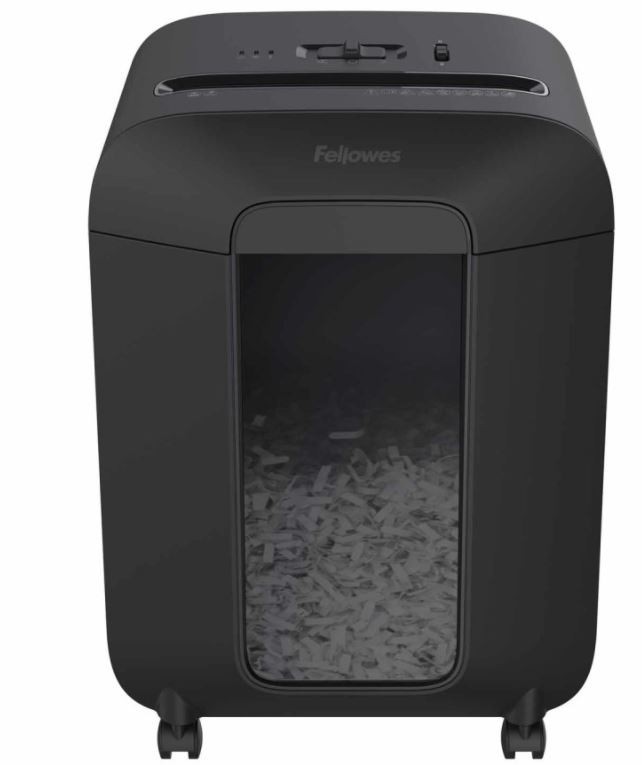 Popieriaus smulkintuvas popieriaus smulkintuvas (itin smulkus) fellowes lx85 19 l 4 x 40 mm 12 paklodės juoda