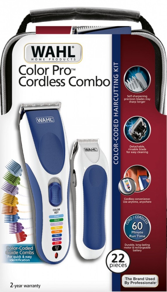 Plaukų kirpimo mašinėlė color pro cordless combo