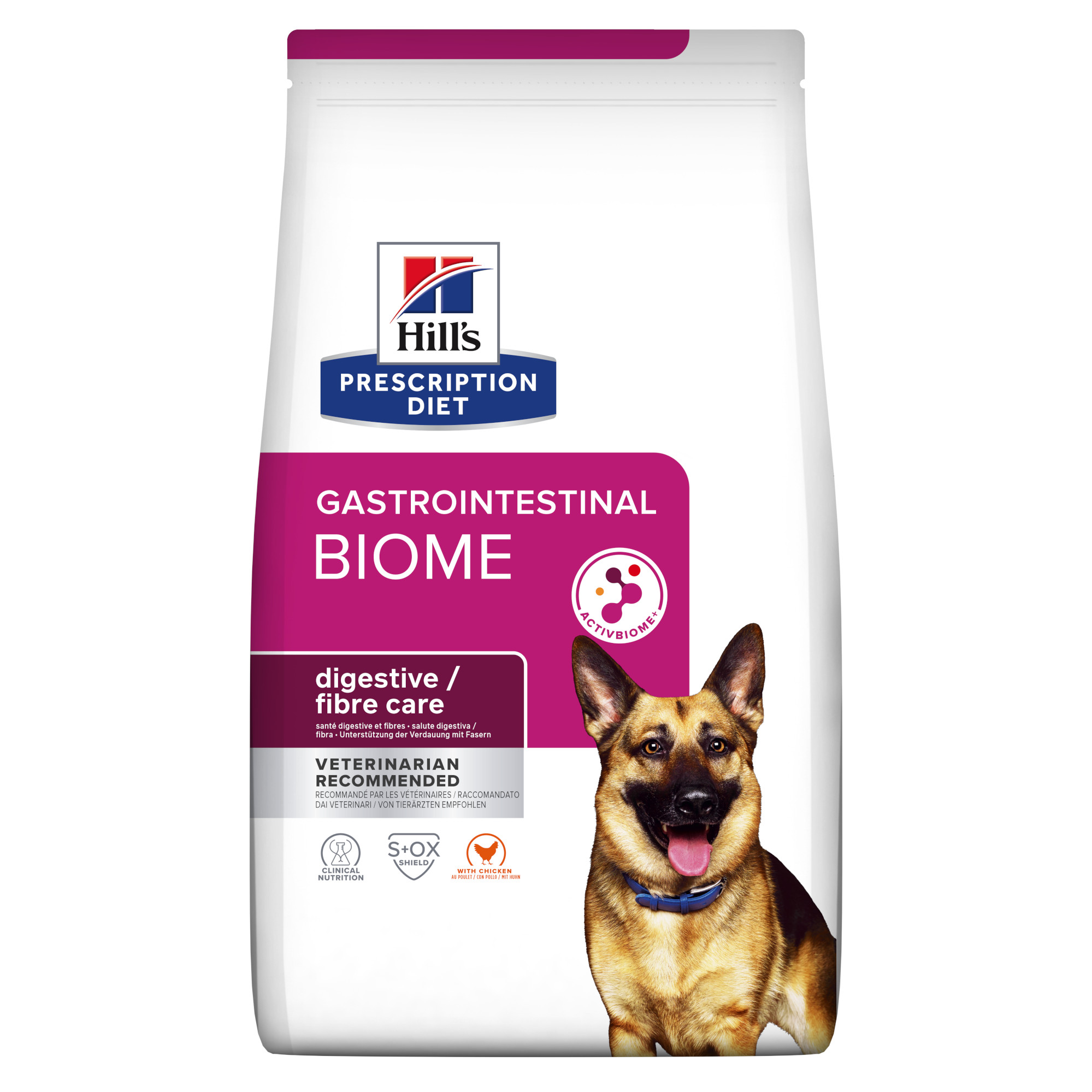Hill's prescription diet gastrointestinal biome sausas maistas šunims su vištiena, 10 kg
