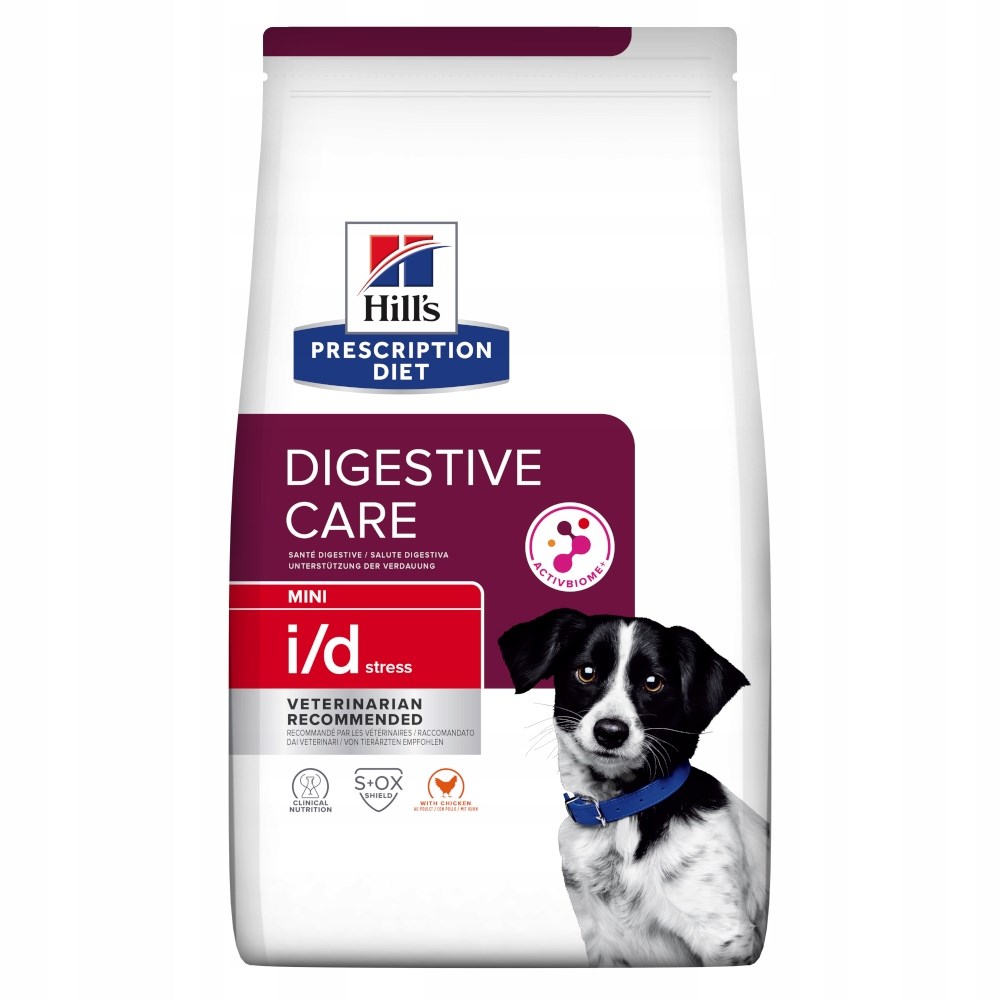 Hill's prescription diet i/d stress mini digestive care suaugusiems mažų veislių šunims, 3 kg