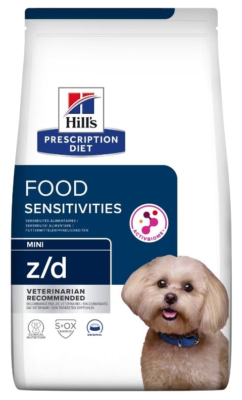 Hills Food Sensitivities Z/D Šunims Su Vištiena, 1 Kg