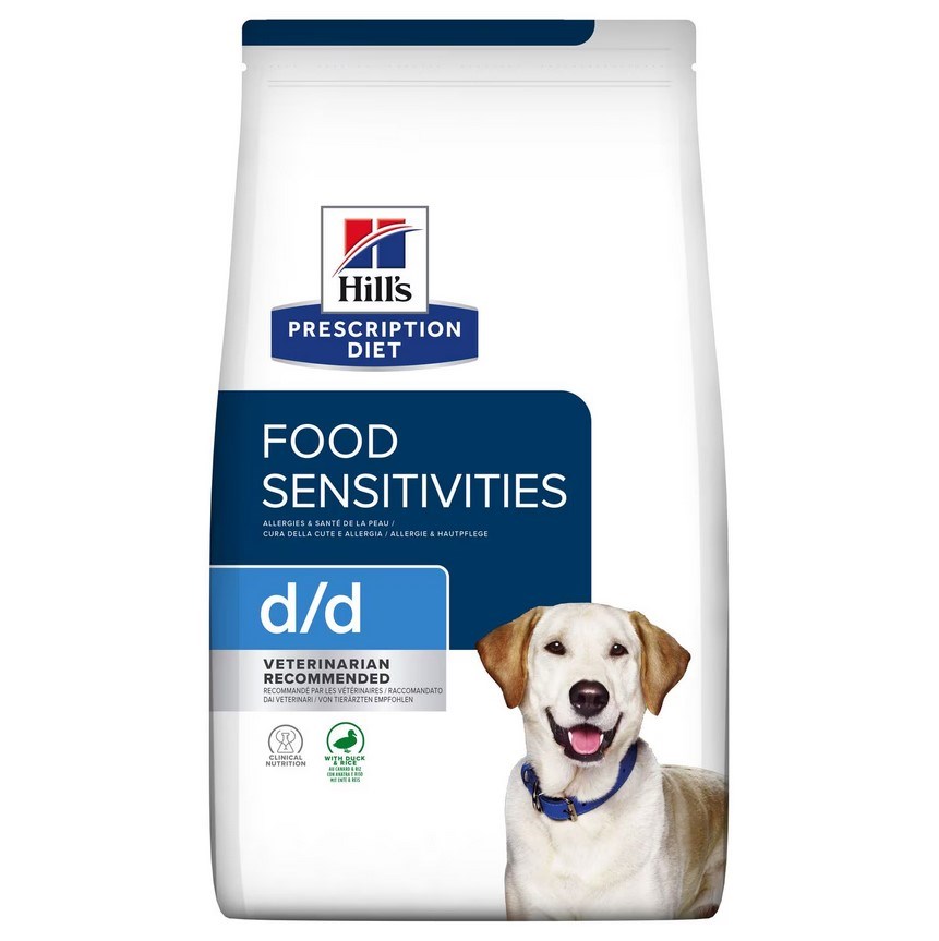 Hills prescription diet canine d/d šunims su antiena ir ryžiais, 4 kg