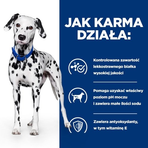 Hill's pd canine u/d su paukštiena, 10 kg