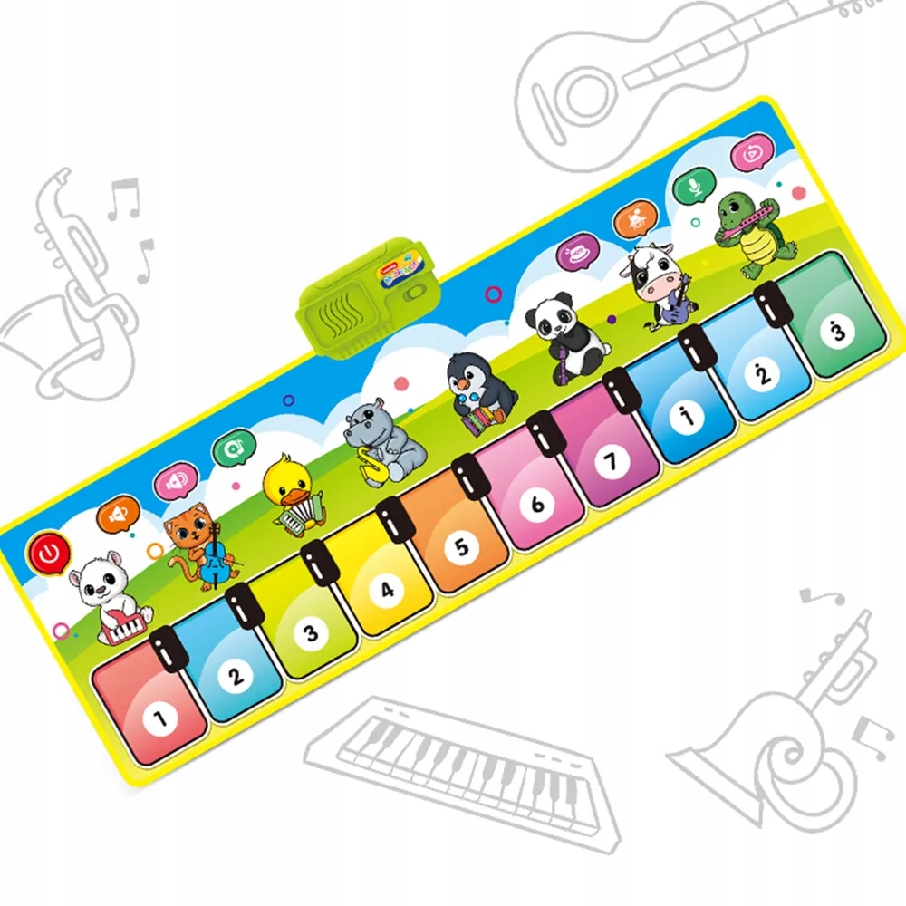 Edukacinis pianino Muzikinis šokių kilimėlis