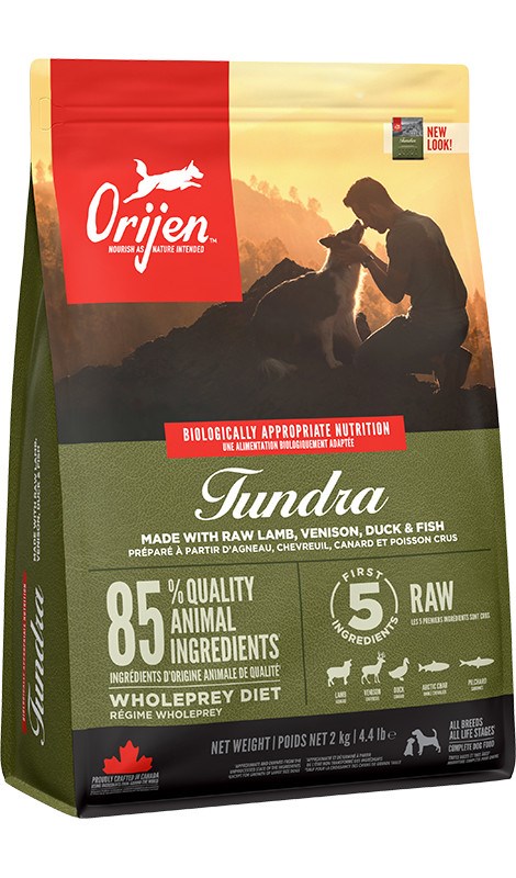 Orijen tundra šunims su ėriena, elniena, antiena, kiauliena ir žuvimi, 2kg