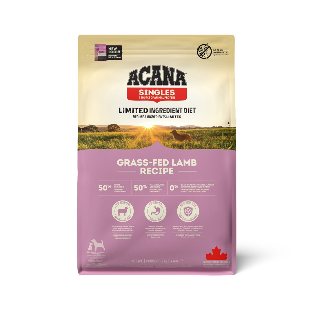 Acana grass-fed lamb dog visų veislių šunims, 2 kg
