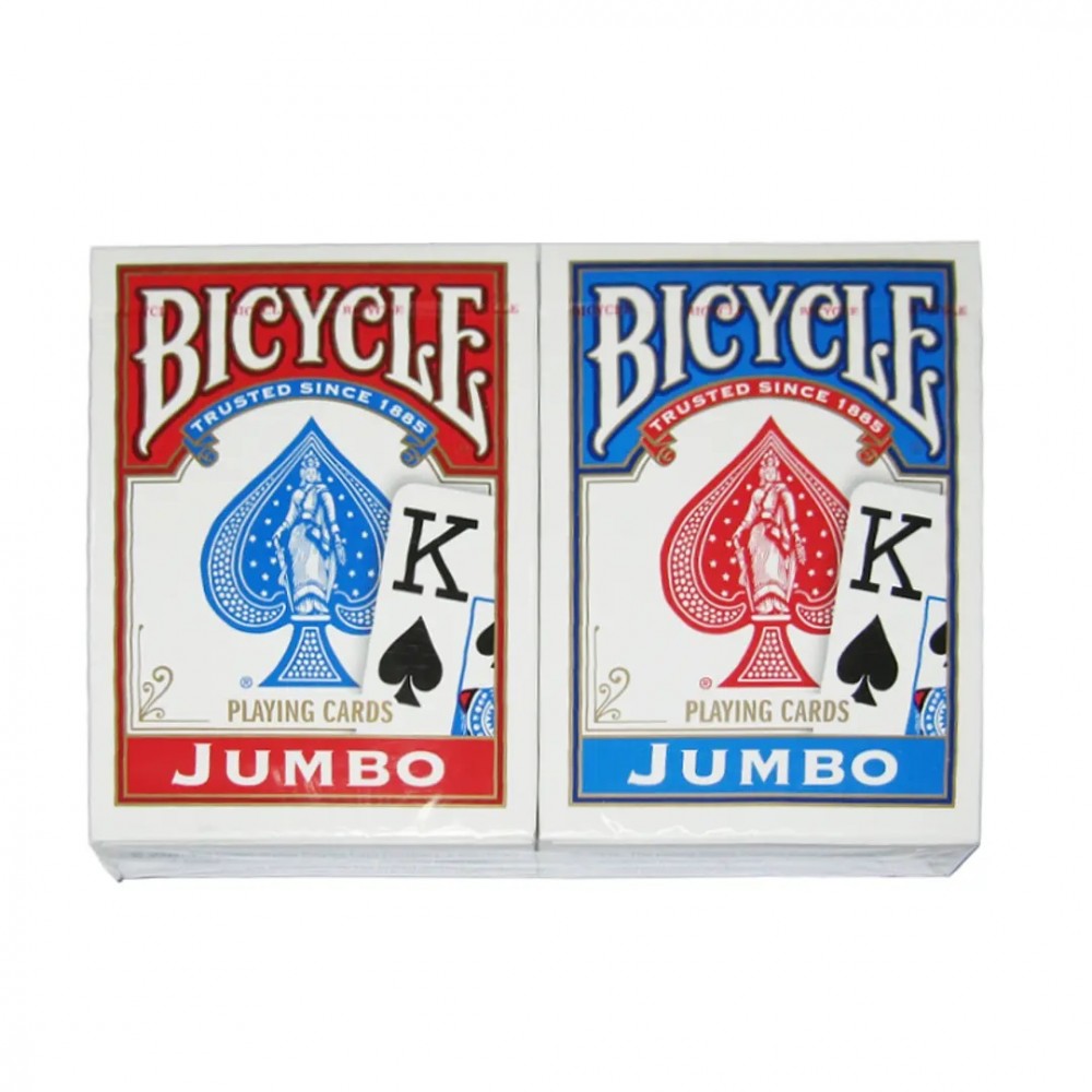 Pokerio kortos bicycle rider back jumbo