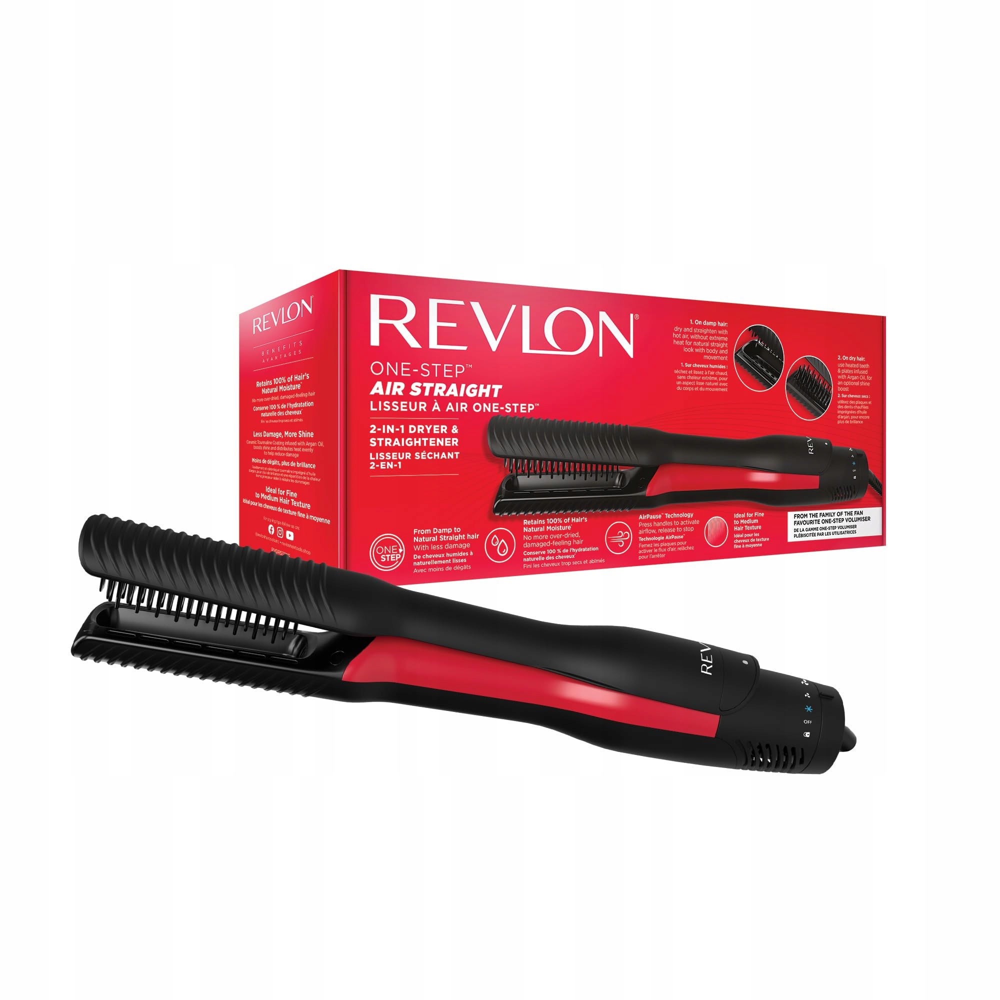 Plaukų tiesintuvas „revlon rvdr5330 black 1000 w“