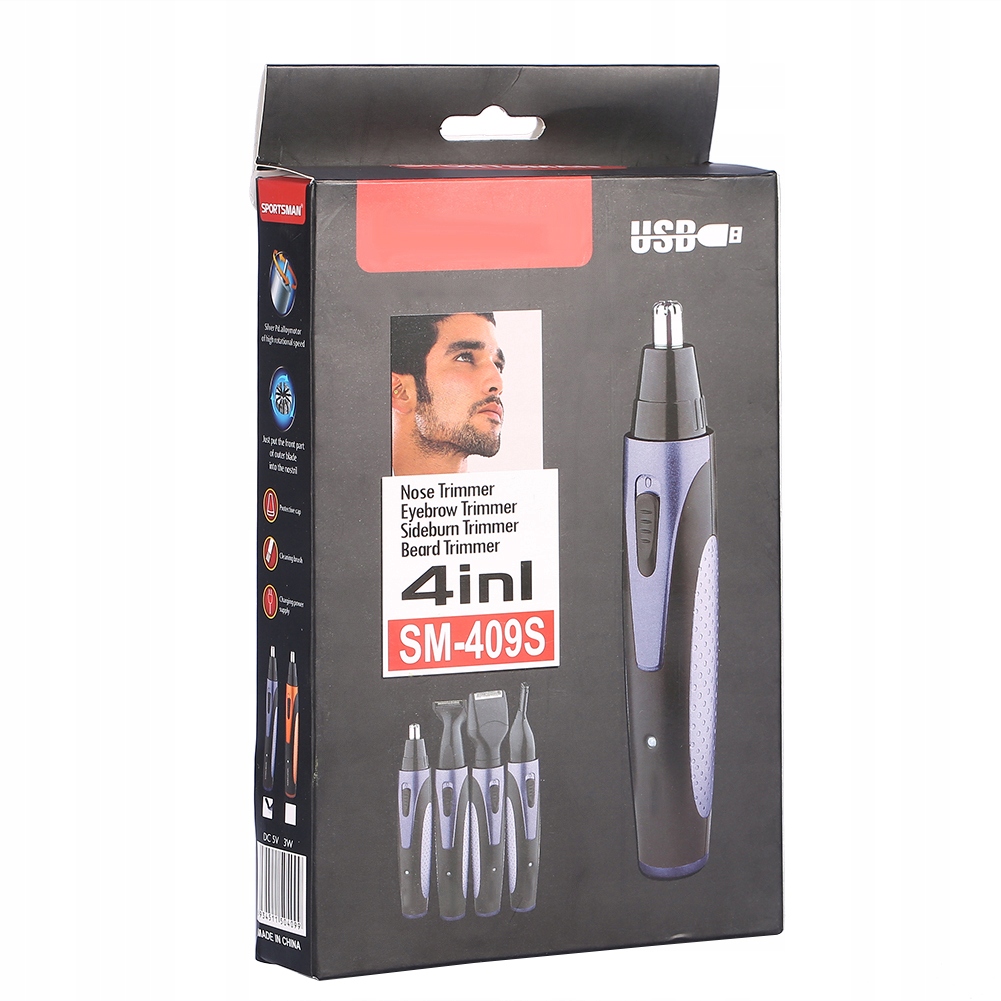 4in1 žoliapjovė barzdai, nosiai, ausims