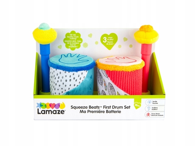 Būgnų rinkinys Lamaze Squeeze Beats
