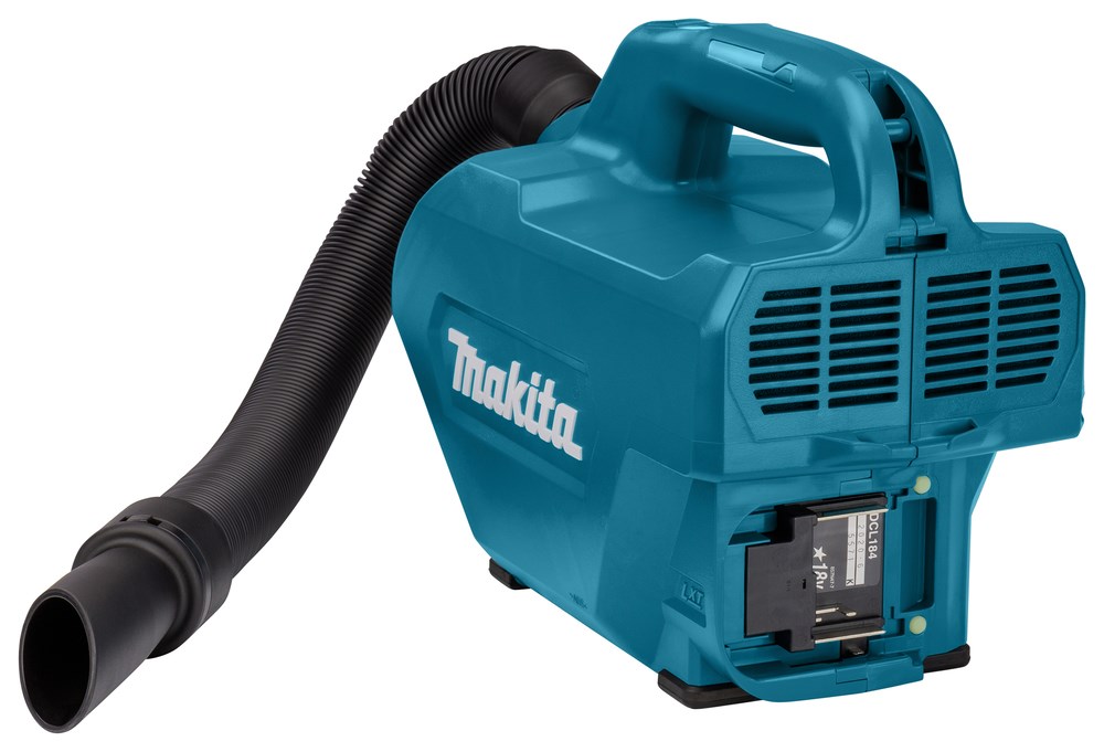 Akumuliatorinis siurblys makita dcl184z; 18 v (be akumuliatoriaus ir pakrovėjo)