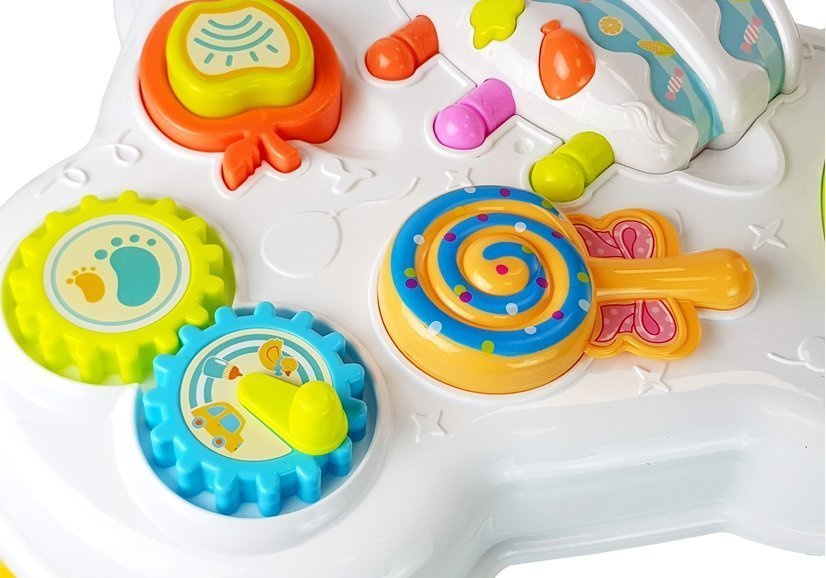 Daugiafunkcinis interaktyvus staliukas baby learning table, įvairių spalvų