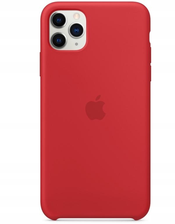 Apple iphone 11 pro silicone cover red, apple iphone 11 pro