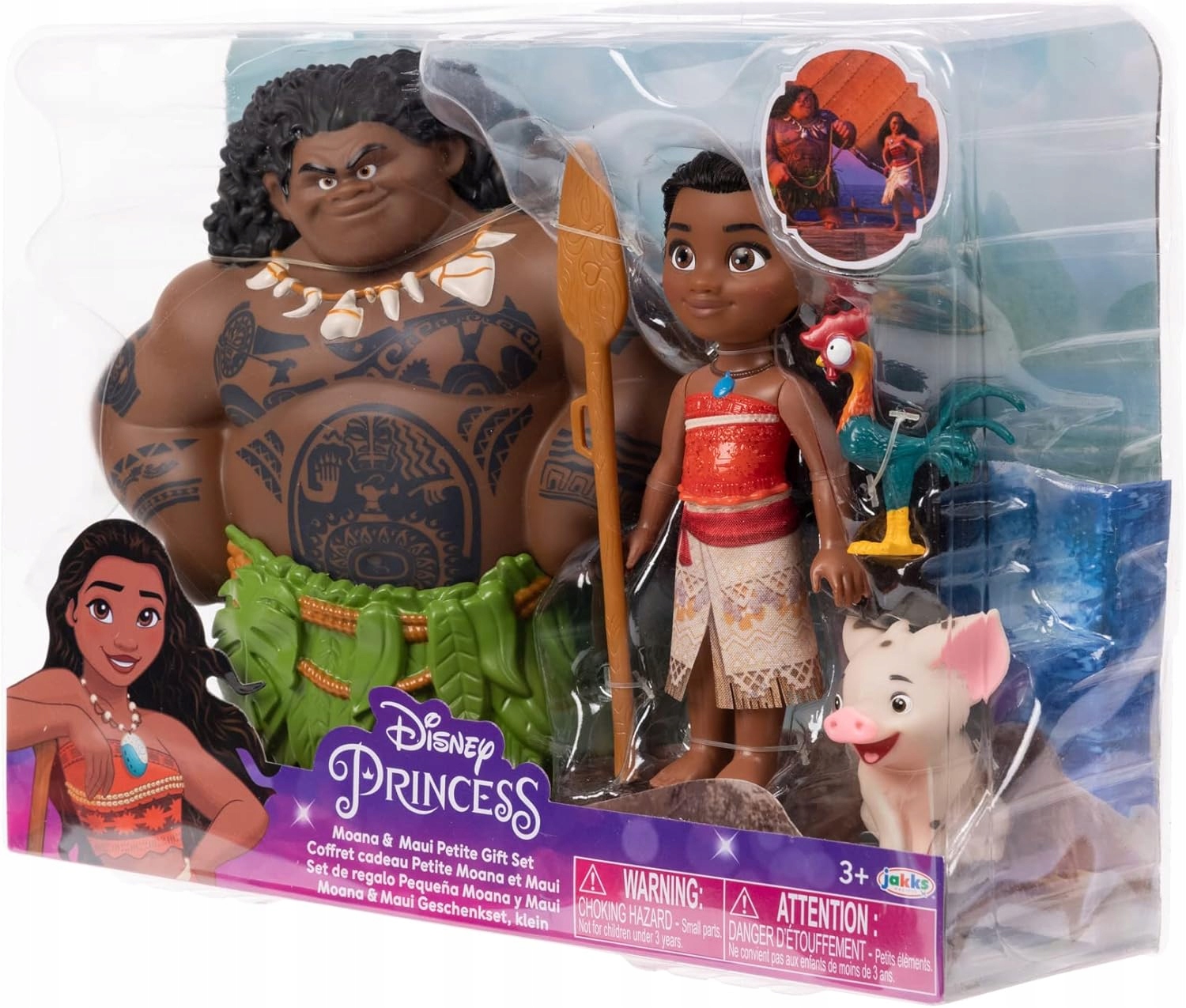Lėlė disney moana + maui petite