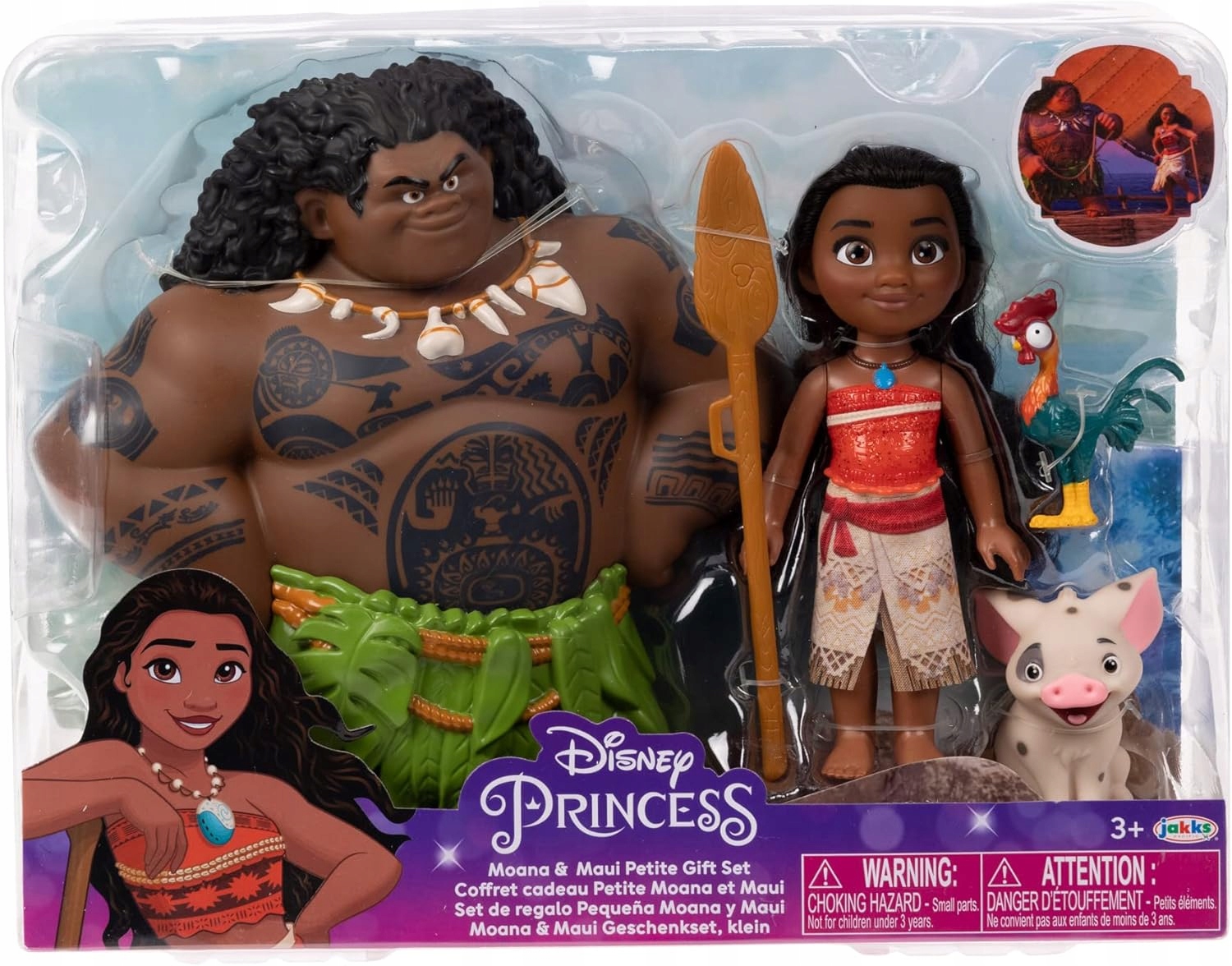 Lėlė disney moana + maui petite