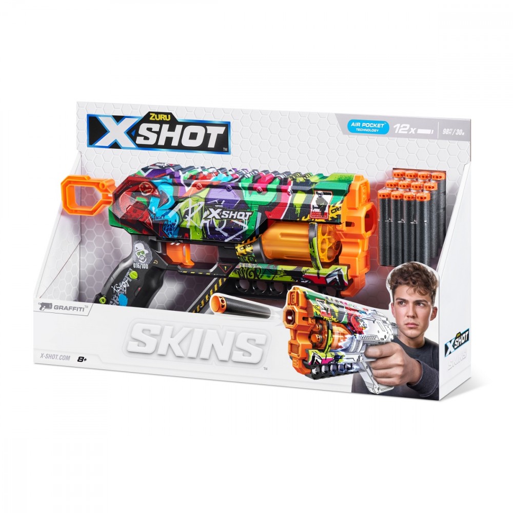 Žaislas šautuvas zuru x-shot skinsgriefer 36561g