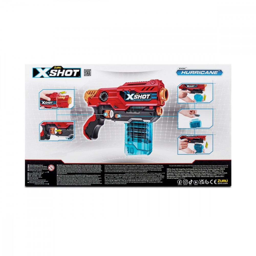 Žaislas šautuvas zuru x-shot excel hurricane 36440