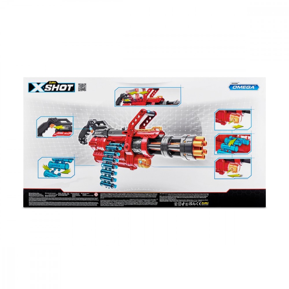 Žaislas šautuvas zuru x-shot excel omega launcher 36430
