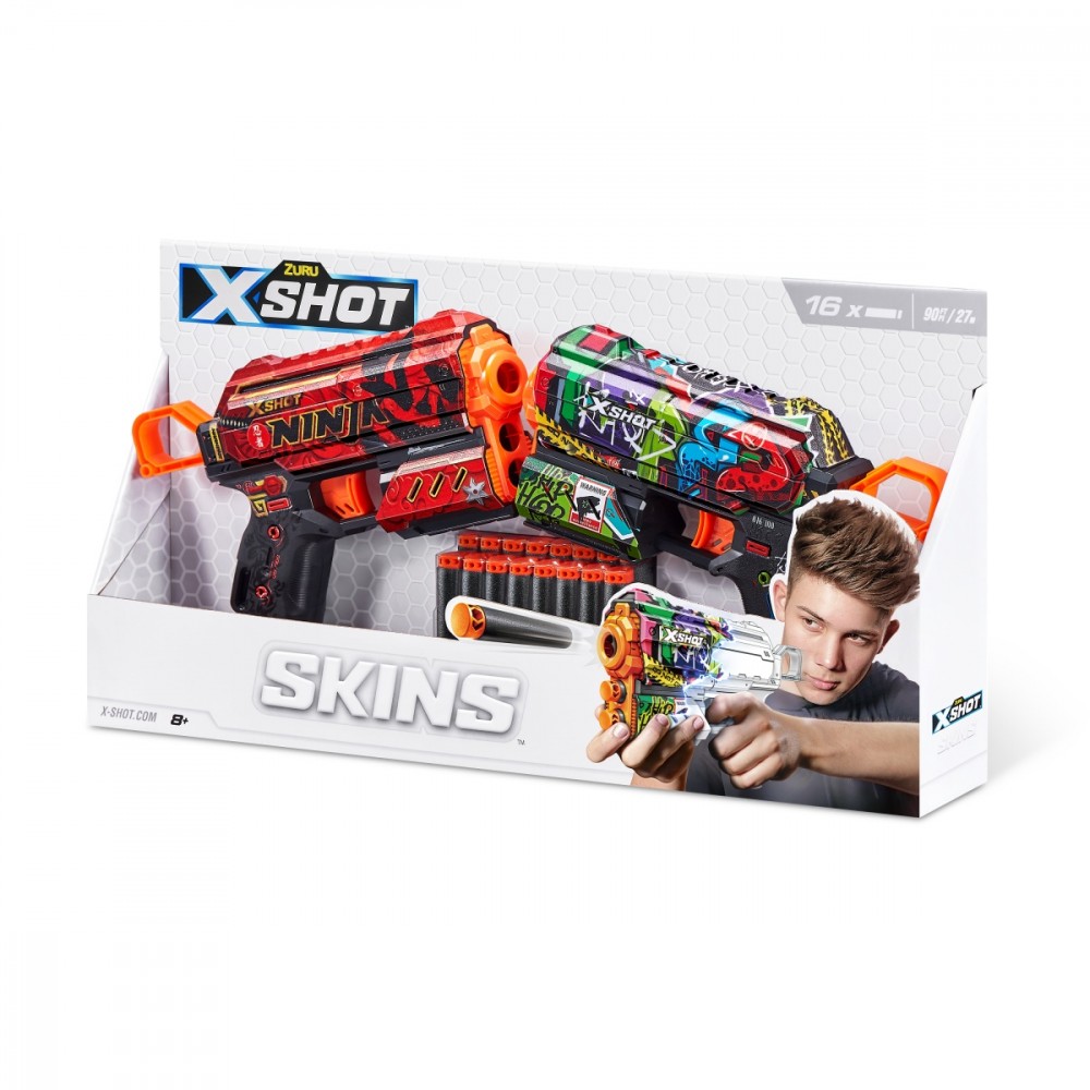 Žaislas šautuvas zuru x-shot skinsfluxdart 36534