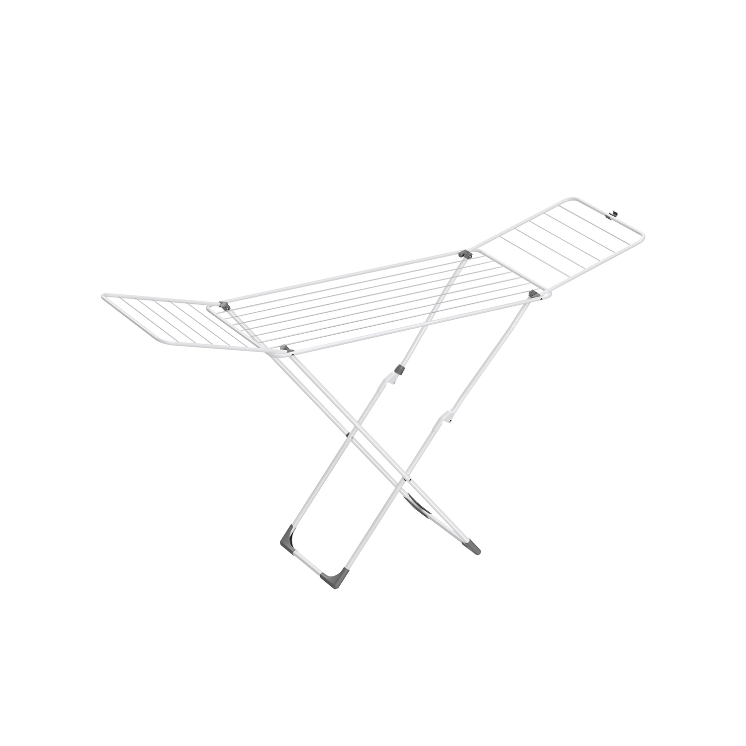 Drabužių džiovyklė sulankstoma, balta, 50 × 182 × 102,5 cm