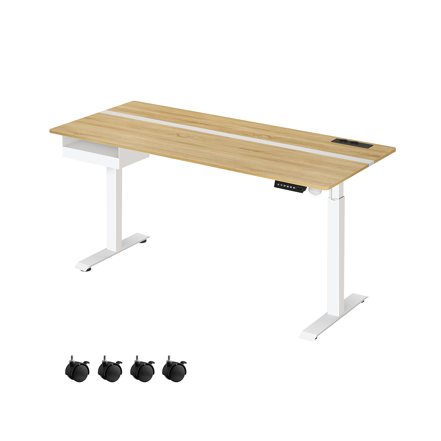 Regulējama augstuma galds 70 x 160 x 72-120cm