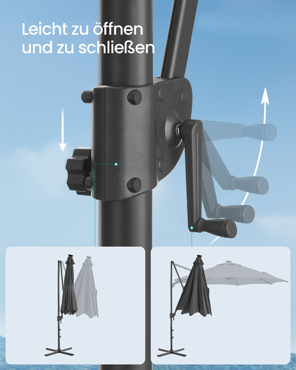 Lauko skėtis 300 cm