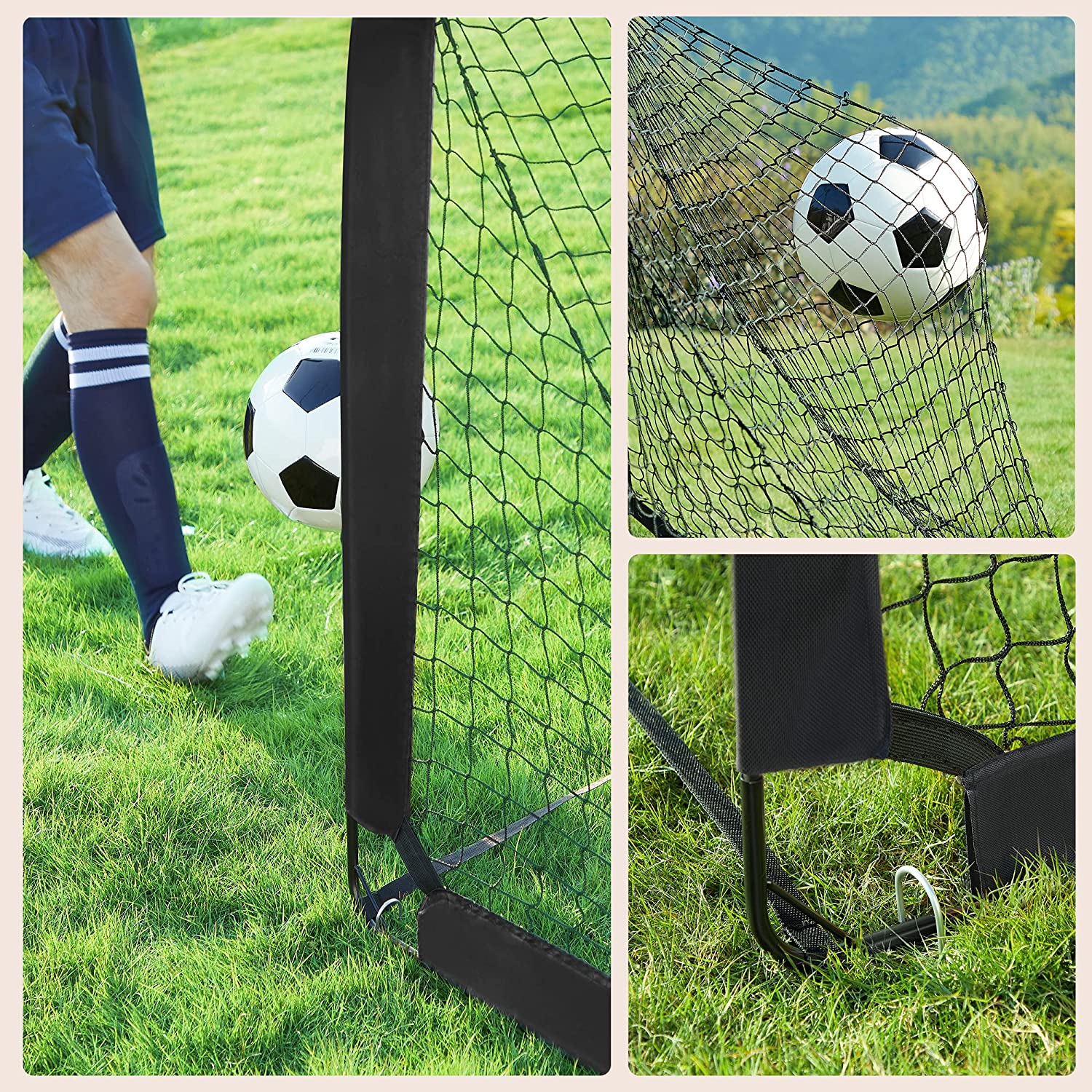 Futbolo vartai 120 × 91 × 91 cm