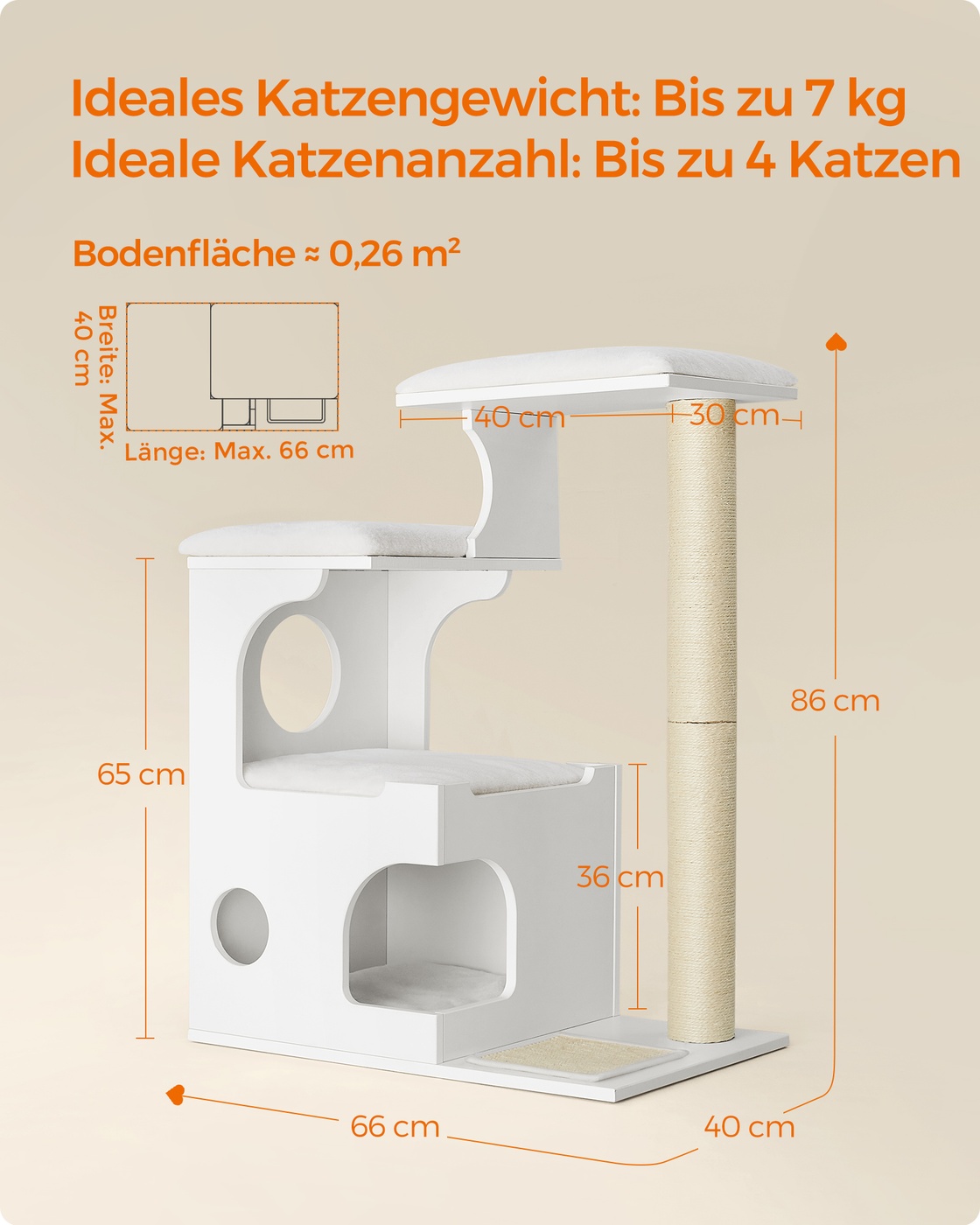 Draskyklė 86 cm