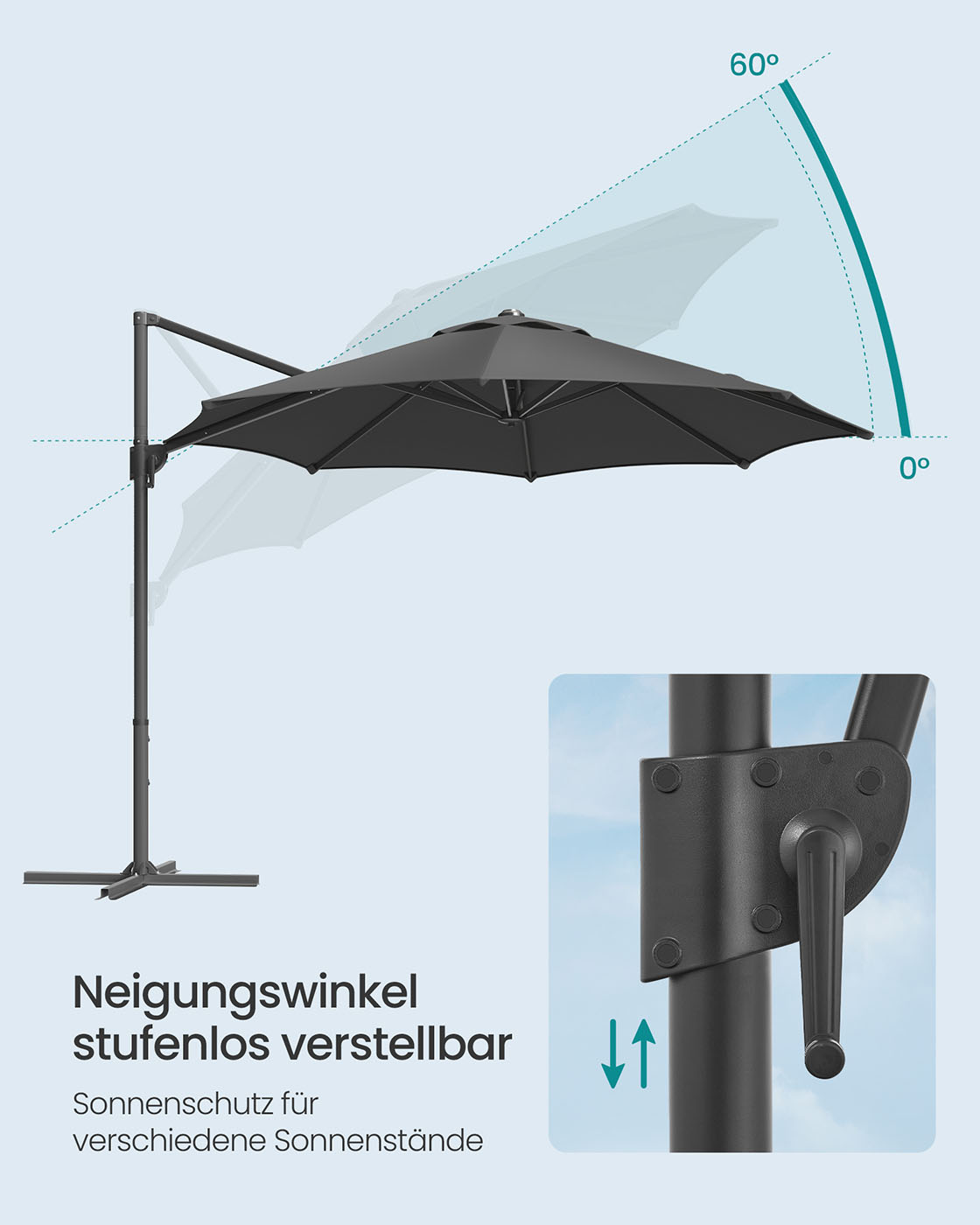 Lauko skėtis 300 cm 3