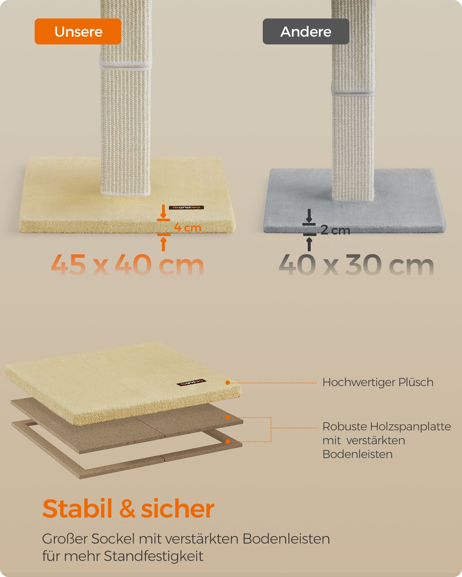Kačių draskyklė 71cm