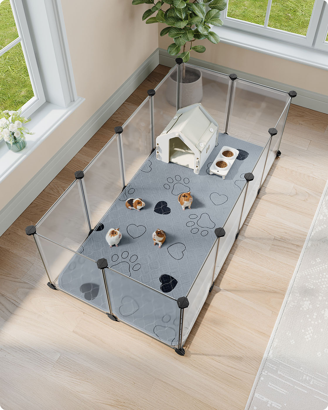 Paklotai 122 x 61 cm 2 vnt.