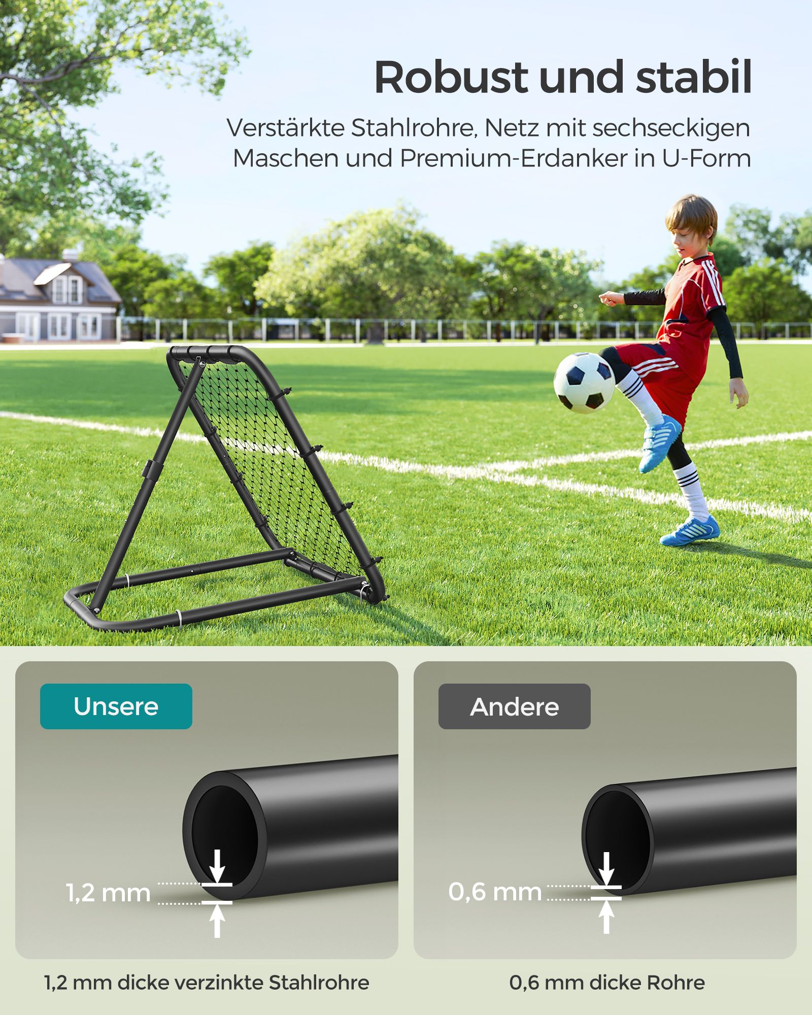Futbolo vartai juodi 2