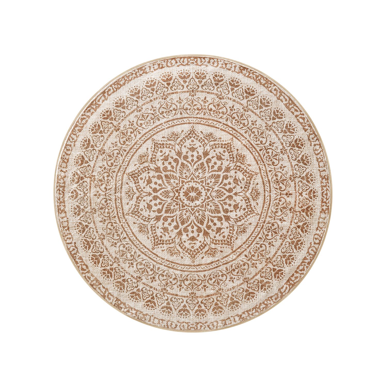 Apvalus kilimas 120 cm boho stilius