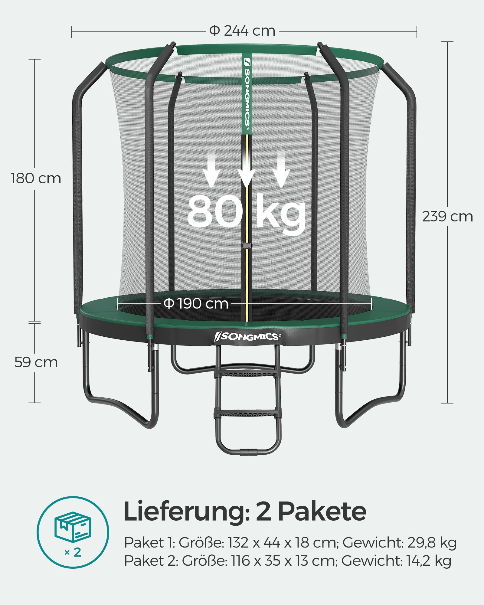 Batutas Ø 244 cm
