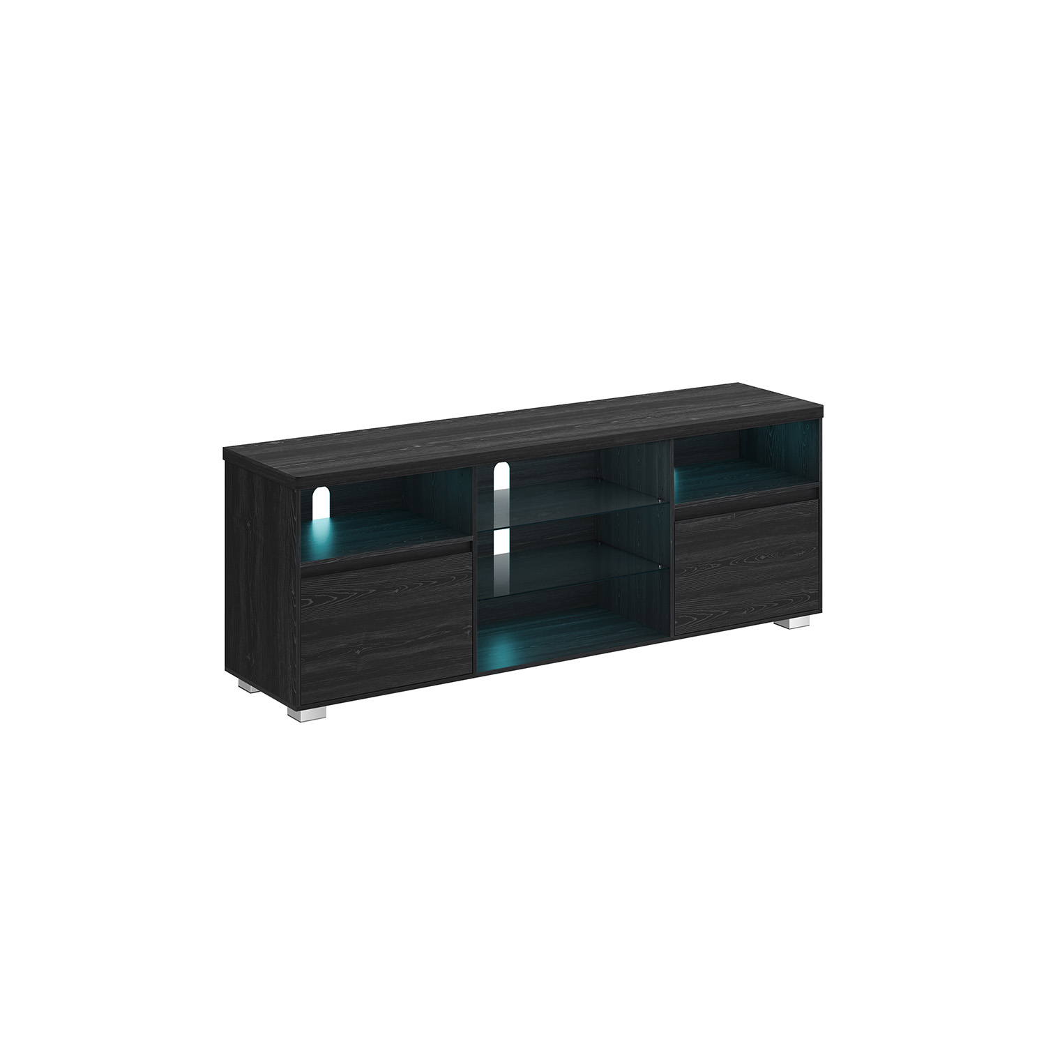 TV staliukas su LED apšvietimu, 40 x 160 x 60 cm