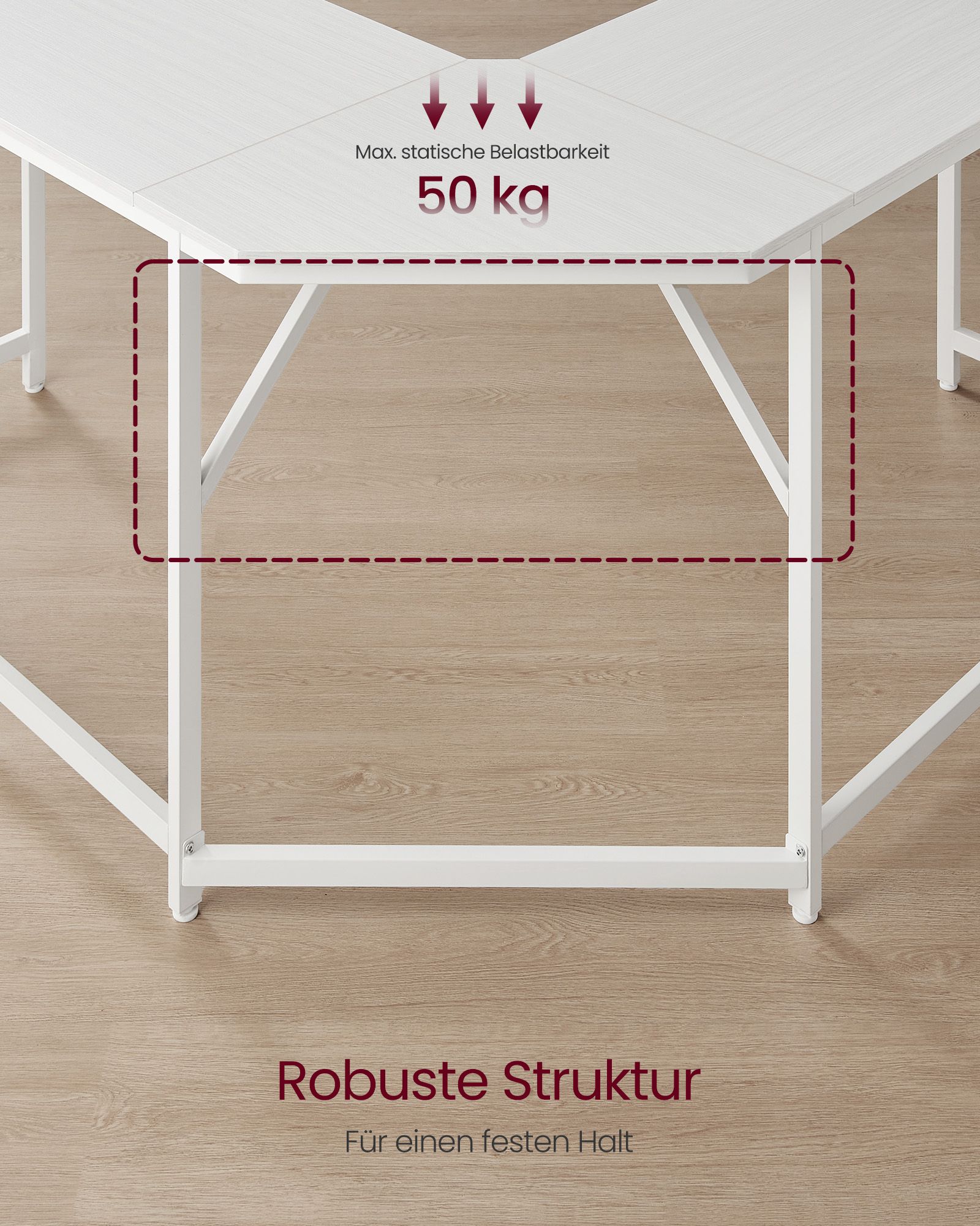 Kampinis rašomasis stalas 149 x 149 x 76 cm 3