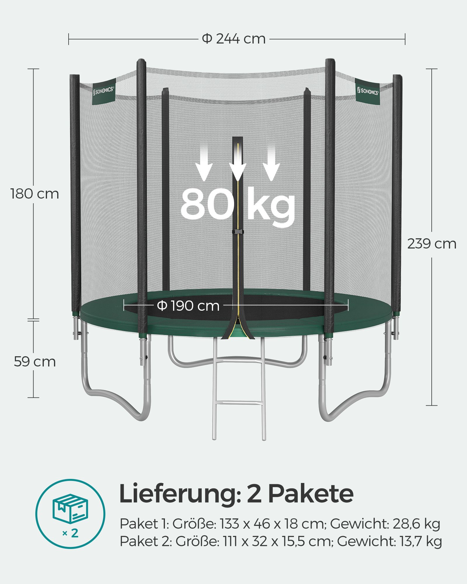 Batutas Ø 244 cm