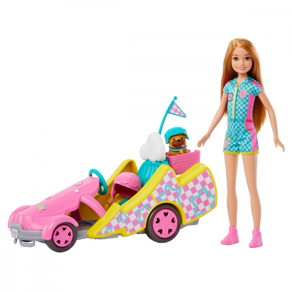 Lėlė barbė stacie su priedais mattel, hrm08, 5 d.