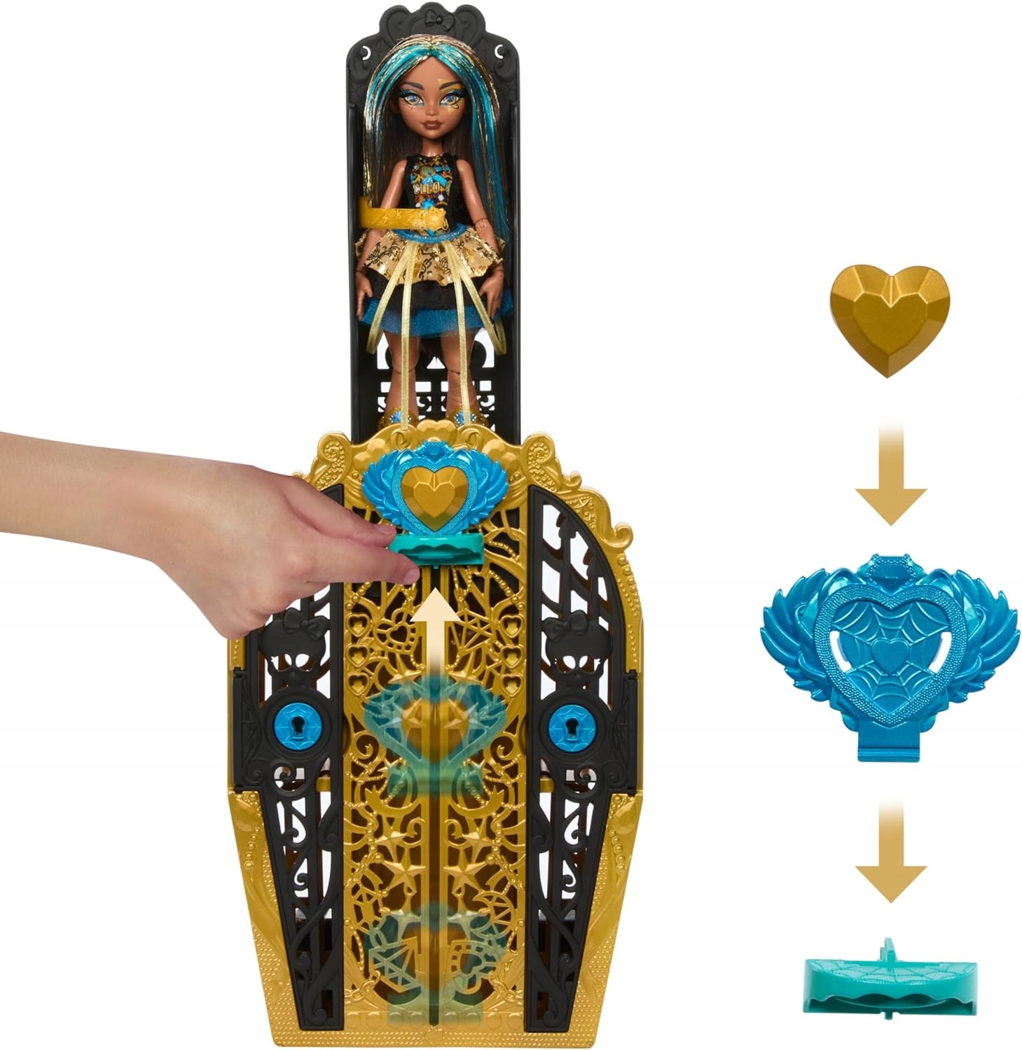 Lėlė monster high skulltimate secrets cleo denile