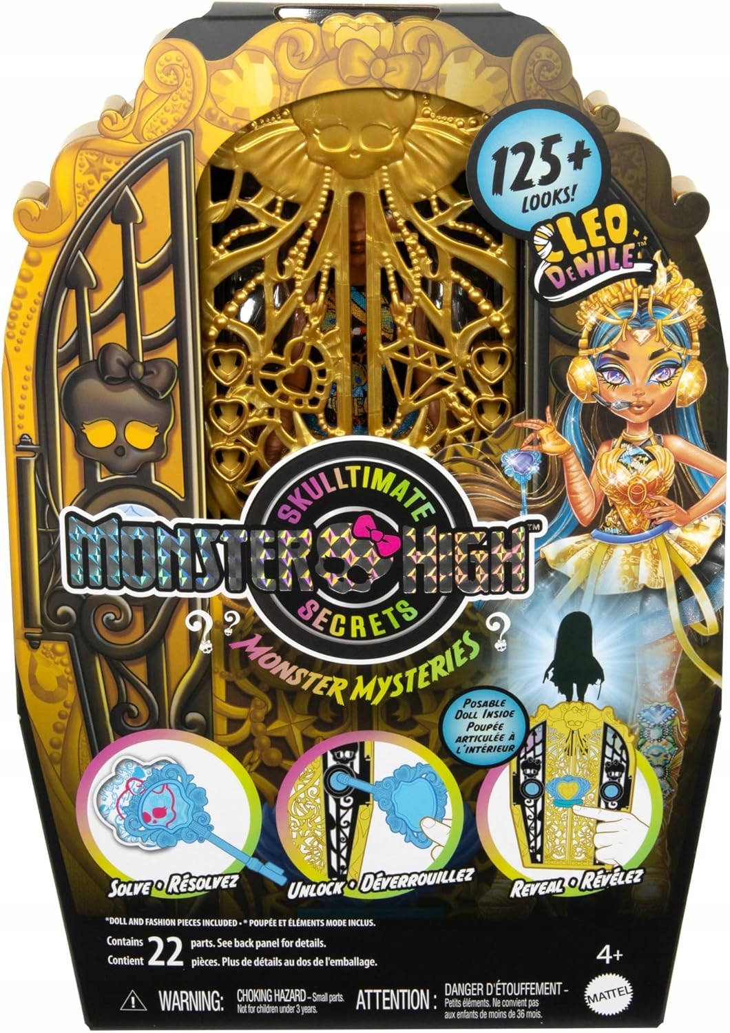 Lėlė monster high skulltimate secrets cleo denile